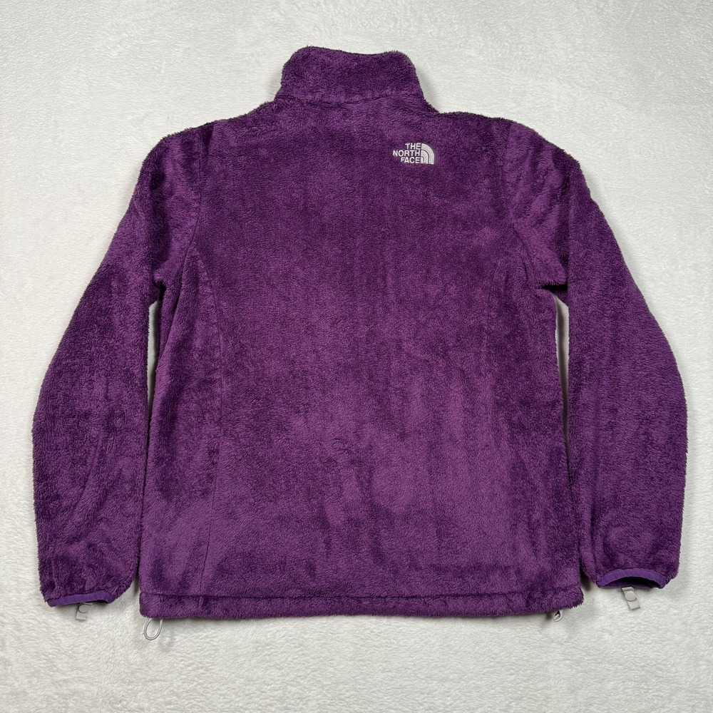 The North Face Osito Fleece Jacket Womens Medium Purple Full Zip Soft Warm Cozy - Picture 5 of 10